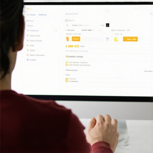 Person working on local SEO schema markup implementation