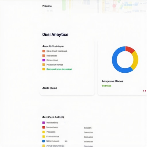 Screenshot of GMB dashboard showing analytics and local search rankings.