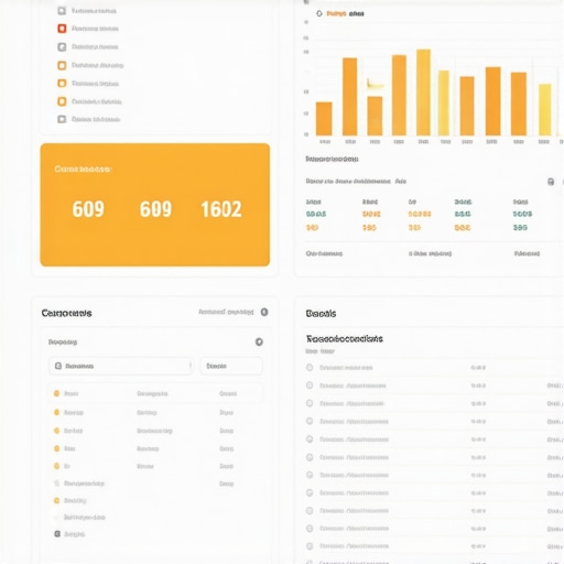 Screenshot of a local SEO management dashboard with rankings and reviews