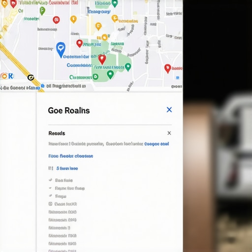 Visual representation of local SEO tactics boosting Google Maps visibility.