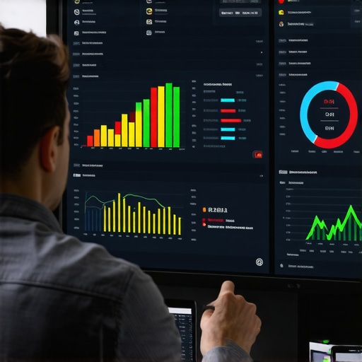 Close-up of a computer screen showing local SEO metrics, citations, and reviews for a business